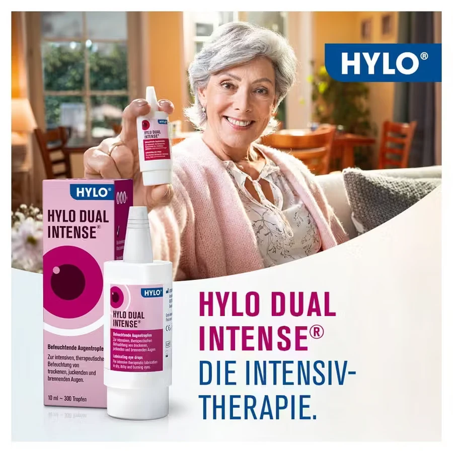 HYLO DUAL INTENSE Augentropfen, 2 x 10 ml
