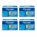 Strisce reattive per la misurazione della glicemia Ascensia Microlet Ace, 4 confezioni da 100 strisce