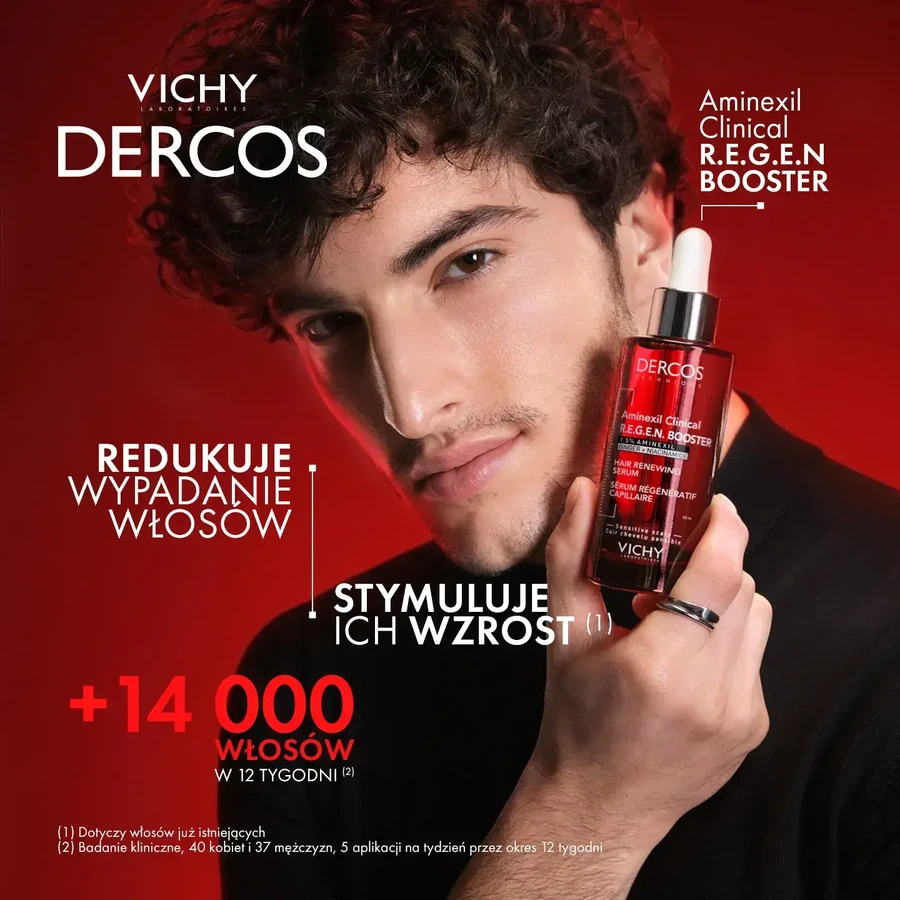 Vichy Dercos Aminexil Clinical Booster, suero capilar, 2x90 ml