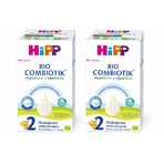 HiPP 2 Bio Combiotik, latte di proseguimento biologico, dopo 6 mesi, 4x550 g, Hipp