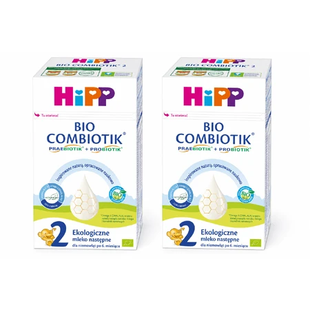 HiPP 2 Bio Combiotik, latte di proseguimento biologico, dopo 6 mesi, 4x550 g, Hipp