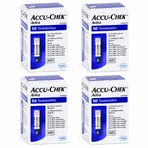 Bandelettes réactives Accu-Chek Aviva Plasma II, 4 boîtes de 50