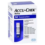 Bandelettes réactives Accu-Chek Aviva Plasma II, 4 boîtes de 50