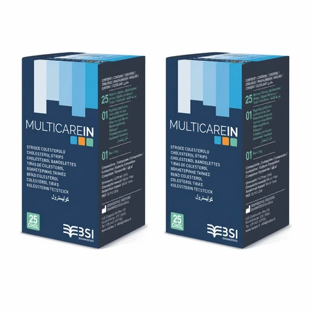 Multicare Cholesterin Tests, 2x25 St., Biochemical System 