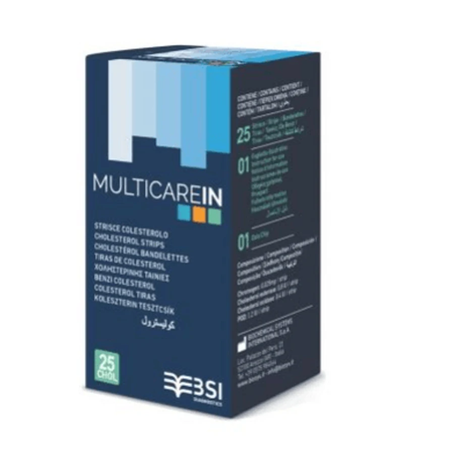 Multicare Cholesterin Tests, 2x25 St., Biochemical System 