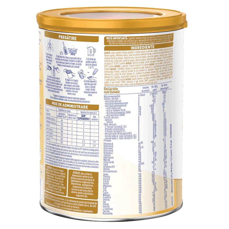 Nan 1 Supreme Pro Milchpulver-Nahrung, 4x800 g, Nestle