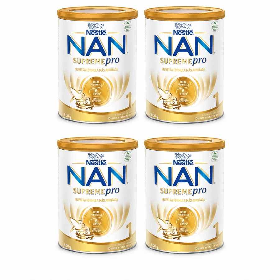 Nan 1 Supreme Pro Milchpulver-Nahrung, 4x800 g, Nestle