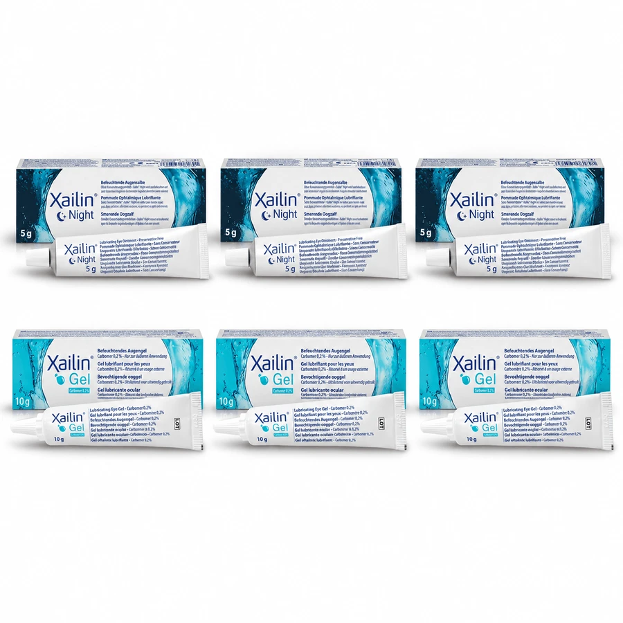 Xailin Gel, 30 g + Xailin Night, 15 g, Visufarma
