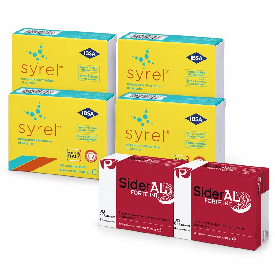 SYREL 120 Kapseln + SiderAL Forte, 60 Kapseln