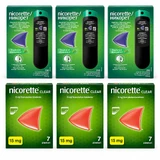 Nicorette Freshmint Spray, 1 mg, 39,6 ml + Nicorette Clear, 15 mg, 21 Pflaster, McNeil