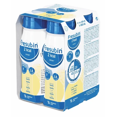 Fresubin 2 kcal Drink, 16x200 ml - Vanilla Flavor, Fresenius Kabi