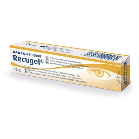 Żel do oczu Recugel 8x10 g, Bausch & Lomb: ceny i cechy