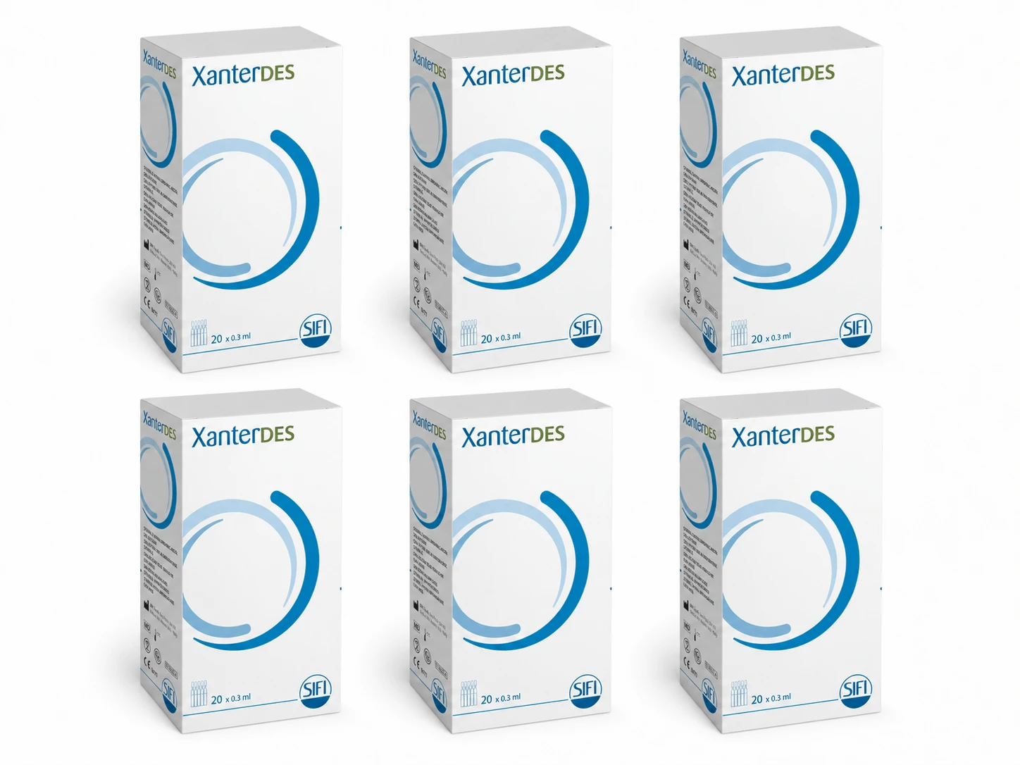 Xanterdes Augentropfen, 6x20 Fläschchen, Sifi