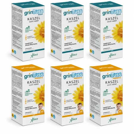 GrinTuss Sirup für Erwachsene, 560 g + GrinTuss für Kinder (ab 1 Jahr), 560 g