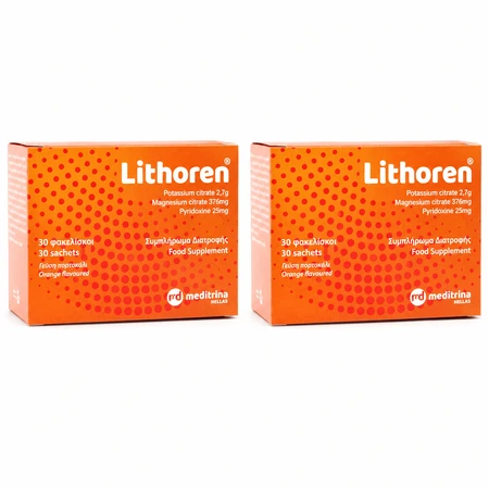 Meditrina Lithoren Spezial-Nahrungsergänzungsmittel 2x30 Beutel Orange
