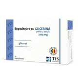 Suppositoires à la glycérine pour adultes, boîte de 10, Tis Farmaceutic