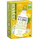 Eistee mit Ananas- und Limettengeschmack, 10 Teebeutel, Cupper