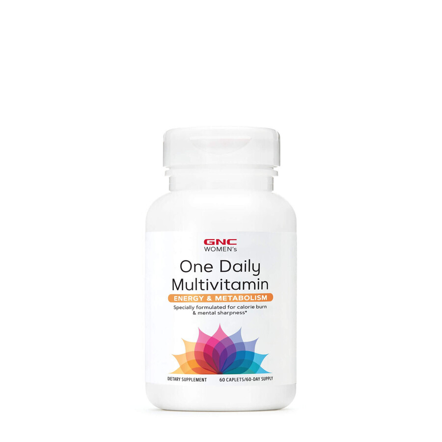 Gnc Women's Ultra Mega Energy & Metabolism One Daily, Multivitamin-Komplex für Frauen, 60 Tb