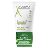 Feuchtigkeitsspendendes Hand- und Nagelcreme-Set mit Hyaluronsäure, 50 ml + 50 ml, A-Derma
