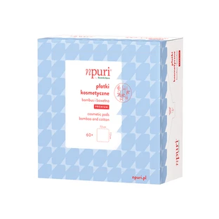 Hochwertige Make-up-Entferner-Pads, 60 Stück, npuri von Bambiboo