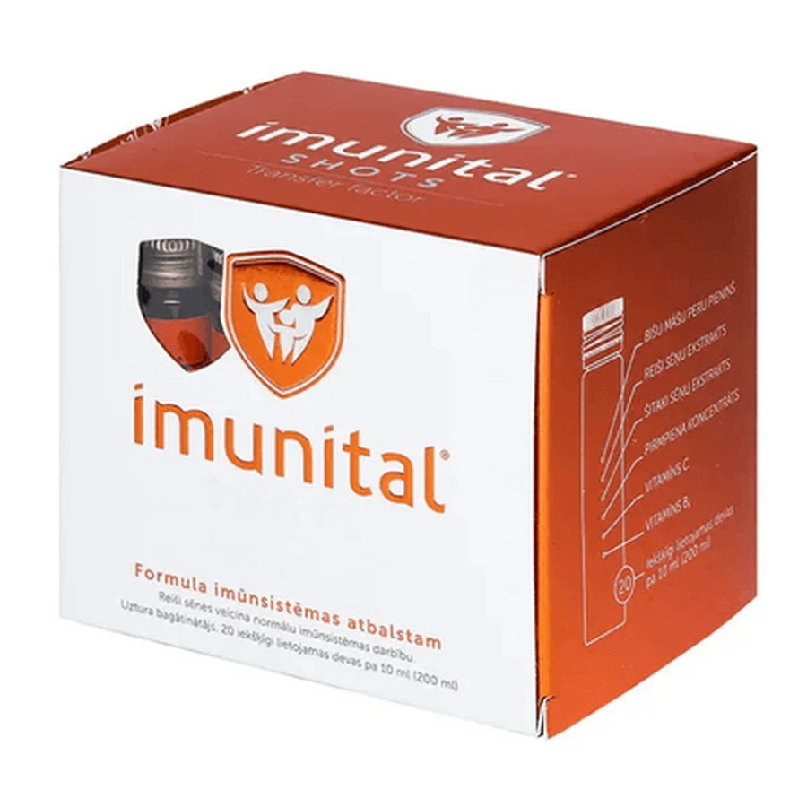 Imunital Shots, 20 vials x 10 ml, Holistic One