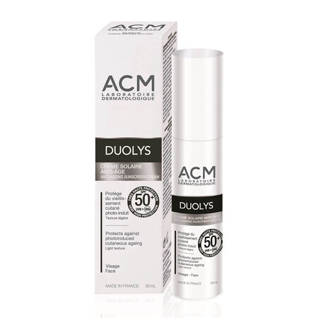 Duolys Anti-Ageing-Sonnenschutzcreme SPF 50+, 50 ml, Acm