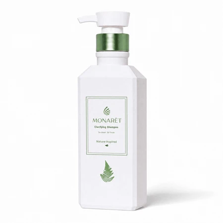 Reinigungsshampoo für fettige Kopfhaut, 380 ml, Monaret