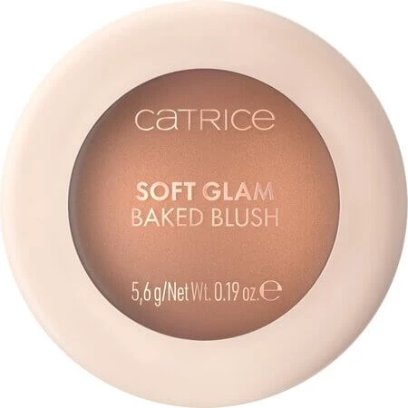 Rouge mit Satin-Finish, 060 Blonzer Heat, Soft Glam Baked Blush, 5,6 g, Catrice