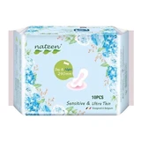Day & Night Thin Pads with Wings, 10-pack, Nateen