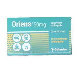 Oriens, 50 mg, 10 sublinguale tabletten, Galenica