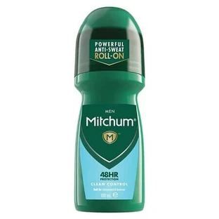 Deodorante antitraspirante roll-on Clean Control per uomo, 100 ml, Mitchum