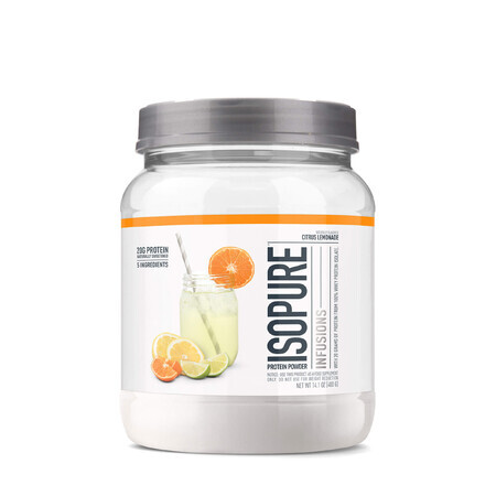 Isopure Infusionen, Molkenproteinisolat mit Zitrusgeschmack, 400 G