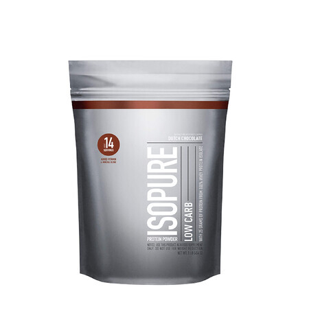 Isopure Low Carb Proteinpulver, Molkenprotein-Isolat, mit Schokoladengeschmack, 454 g