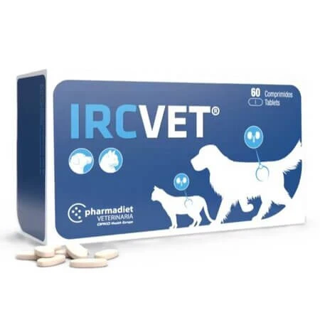 Ircvet Nierengesundheitspräparat für Hunde und Katzen, 60 Tabletten, Pharmadiet