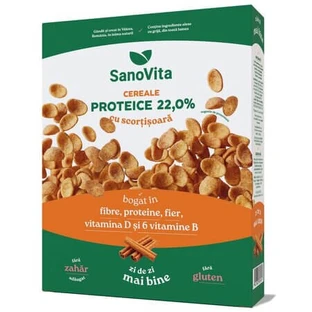 Cereales proteicos con canela, 250 g, Sanovita