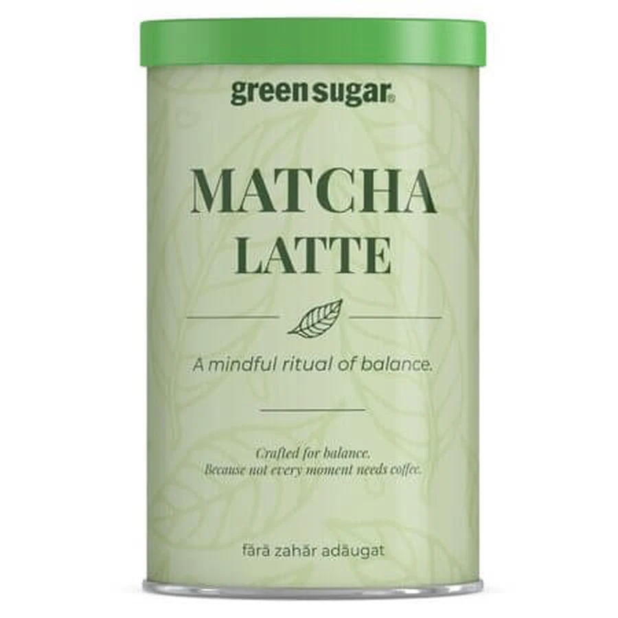 Matcha Latte met groene suiker, 200 g, Remedia Laboratories