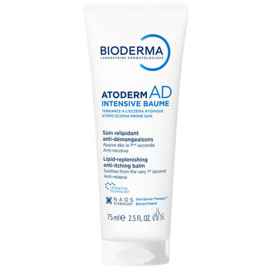 Atoderm AD Lozione intensiva antiprurito per viso e corpo, 75 ml, Bioderma