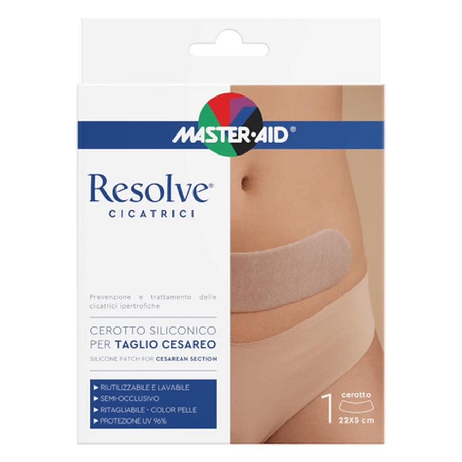 Resolve Silikon-Kaiserschnitt-Pflaster, 22 x 5 cm, 1 Stück, Pietrasanta Pharma