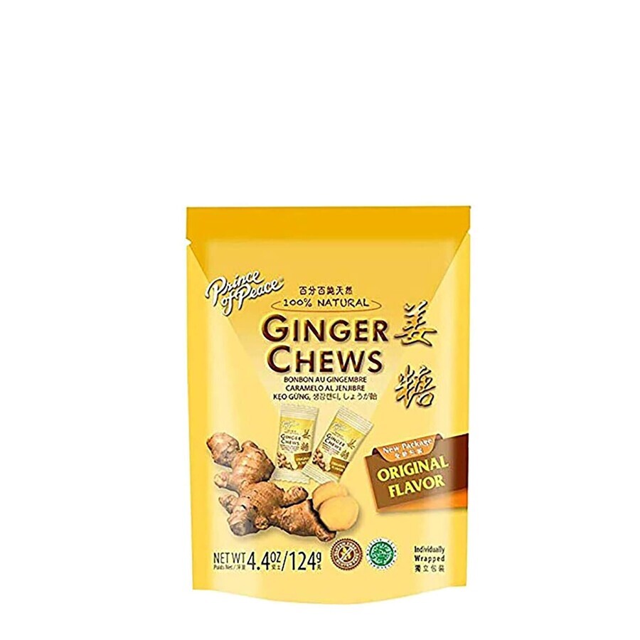 Prince Of Peace Ginger Chews, Caramele Cu Ghimbir