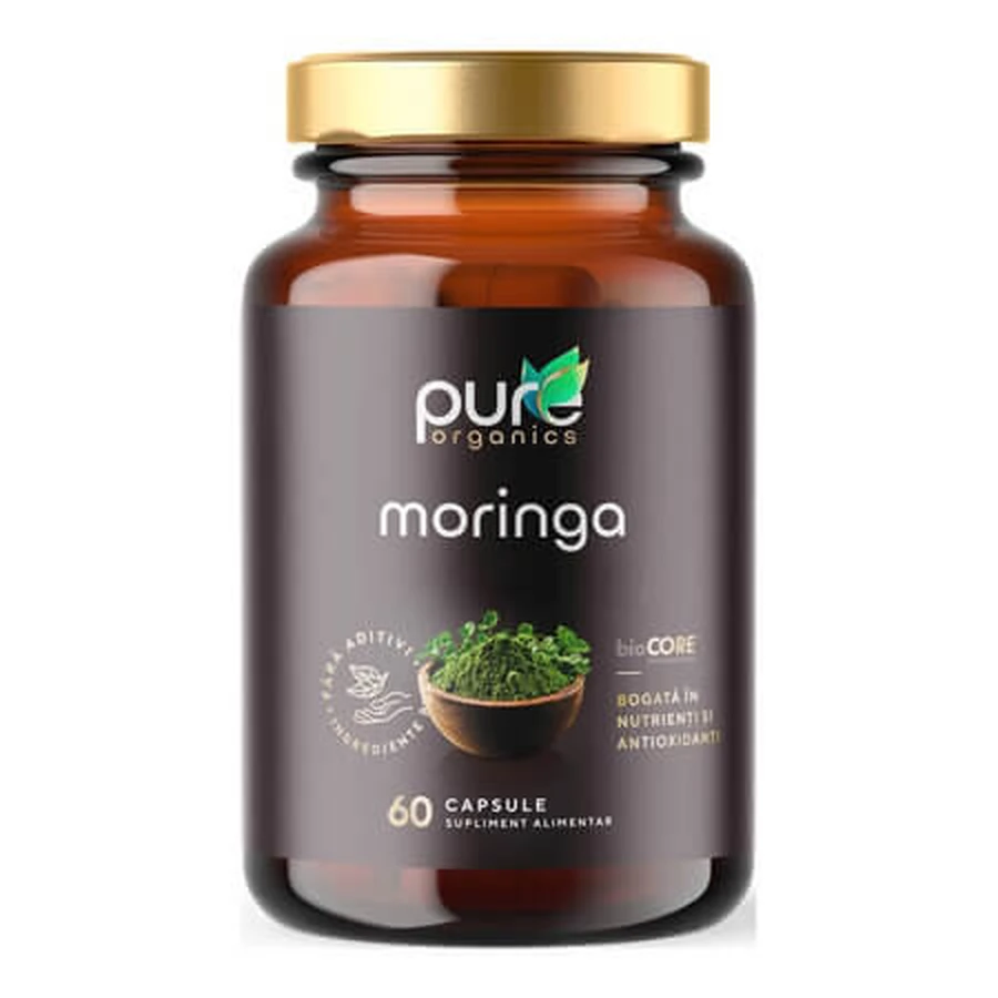 Moringa, 60 capsules, Pure Organics