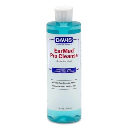 Earmed Pro Cleanse Ohrreinigungslösung für Hunde und Katzen, 355 ml, Davis