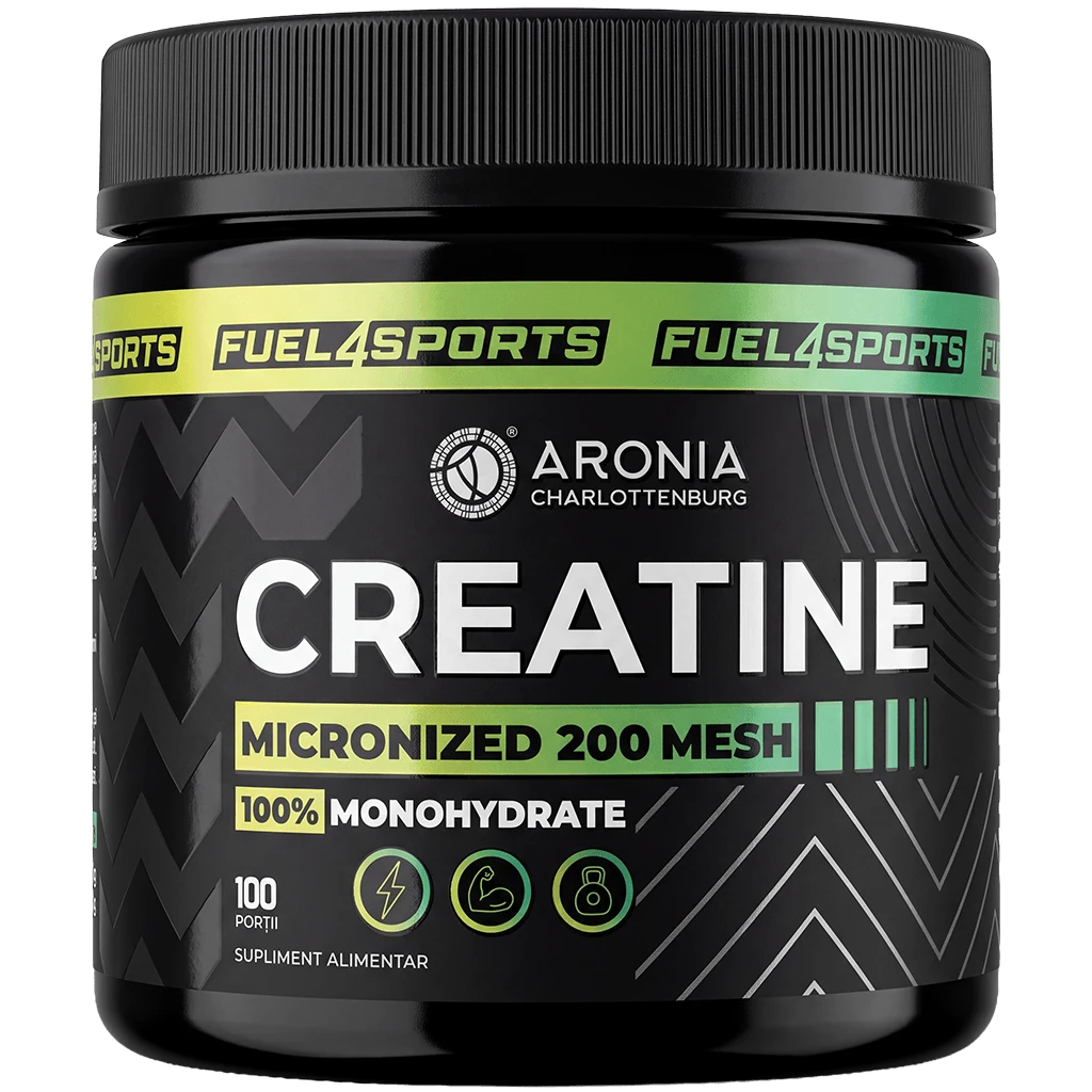 Mikronisiertes Kreatin (200 Mesh), 100 % Monohydrat – 100 Portionen für Kraft, Muskelmasse und Ausdauer