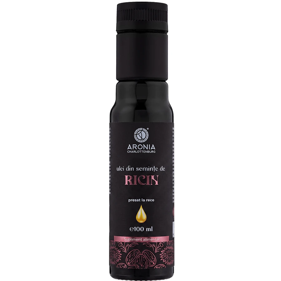 Ulei de Ricin 100 ml — 100% pur, natural și presat la rece