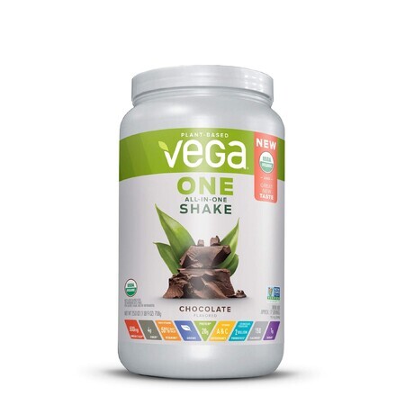 Vega One All-in-one Nutritional Shake, Proteina Vegetala, Cu Aroma De Ciocolata, 708 G