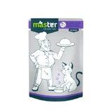 MASTER, Rabbit, comida húmeda para gatos en bolsita (en salsa), 80 g