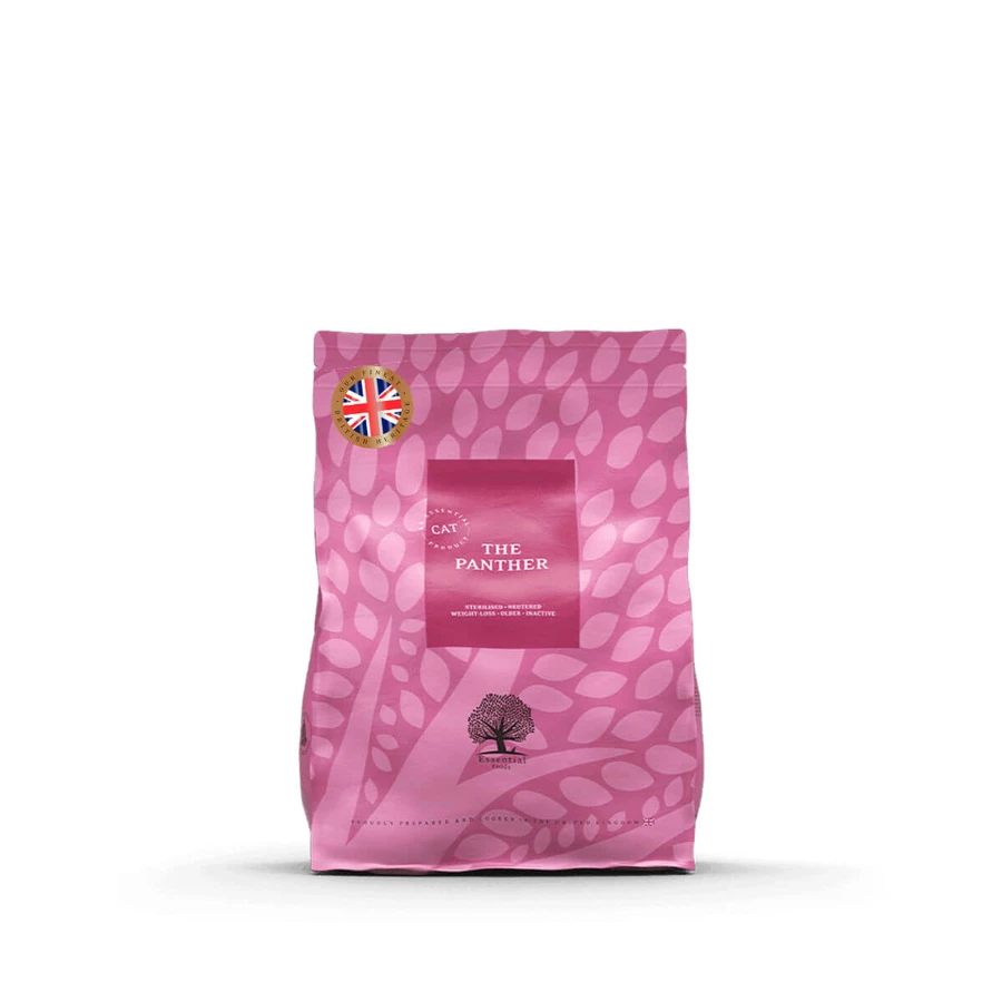 ESSENTIAL Panther, Somon și Pește alb, hrană uscată fără cereale pisici sterilizate senior, 1.5kg