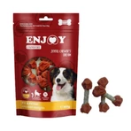 ENJOY Carnivore Fit Fetch Delights, XS–XL, Chicken, Dog Treat Pouch, 100g