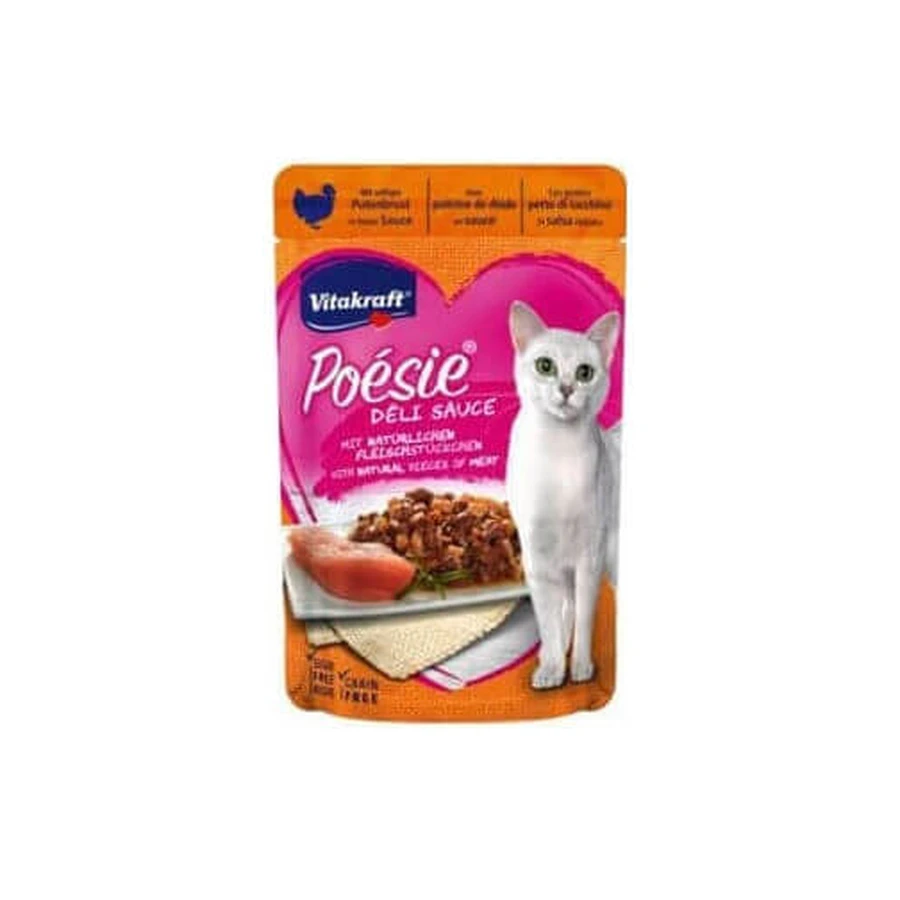 Vitakraft Poesie Plic Piept Curcan In Sos, 85 g