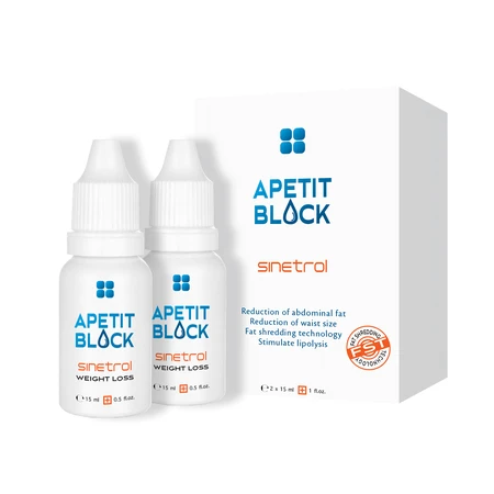 Apetit Block Sinetrol Paket 60 Kapseln + 4x15 ml, Empire Expert Pharma
