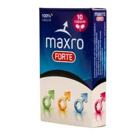 Maxro Forte - erectie and potenta Formula 100 naturala 10 capsule,  Mad House